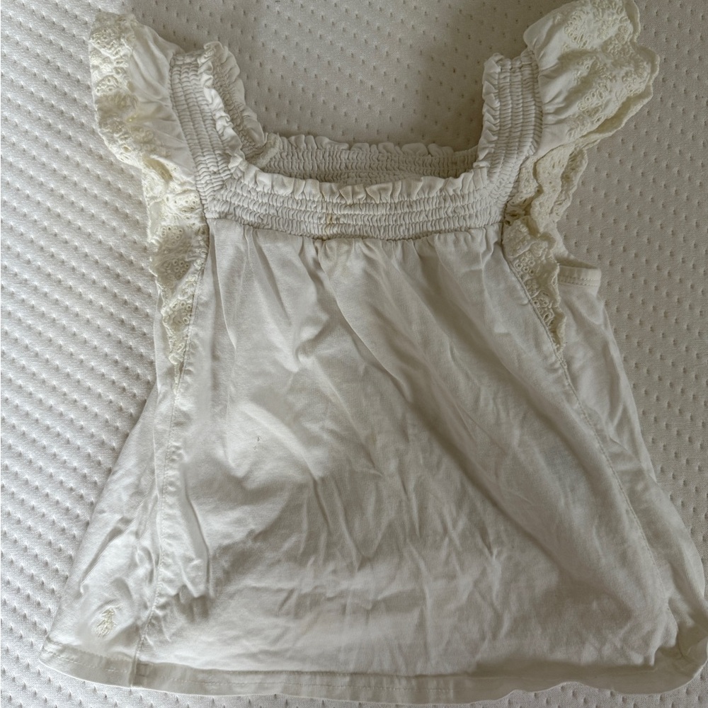 Ralph Lauren Embroidered Cotton Jersey Top 3t